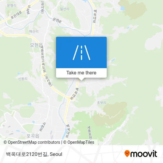 백옥대로2120번길 map