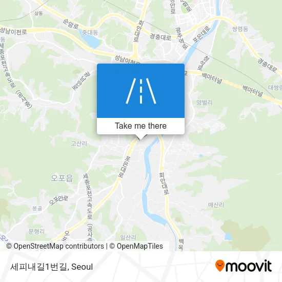 세피내길1번길 map