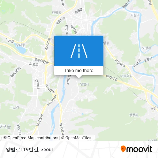 양벌로119번길 map