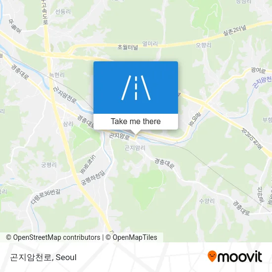 곤지암천로 map