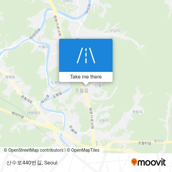 산수로440번길 map