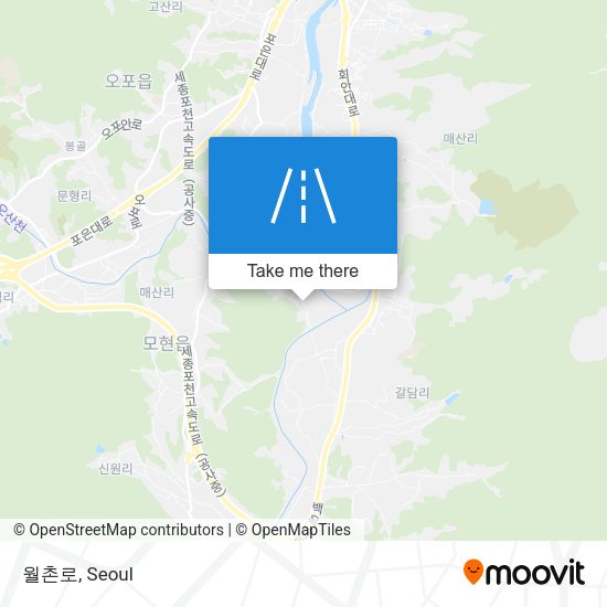 월촌로 map