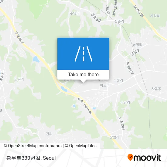 황무로330번길 map