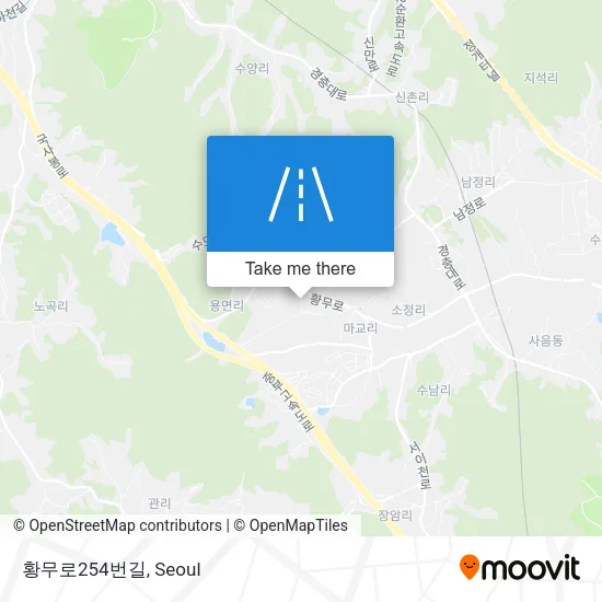 황무로254번길 map