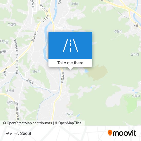 모산로 map