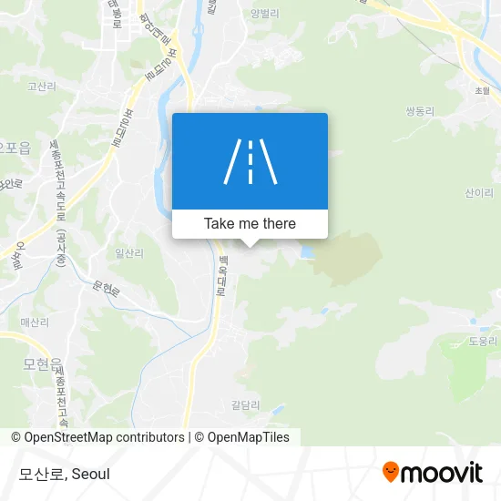 모산로 map