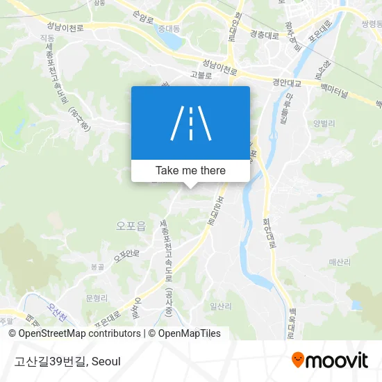 고산길39번길 map