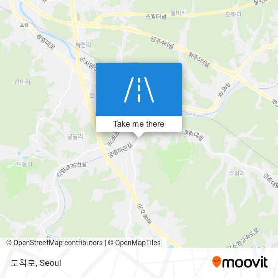 도척로 map