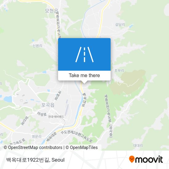 백옥대로1922번길 map
