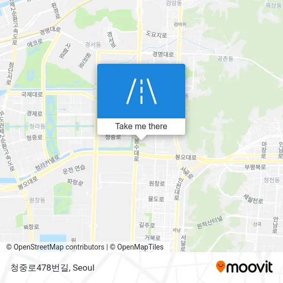 청중로478번길 map