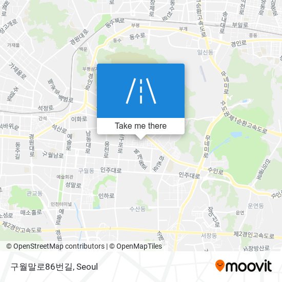 구월말로86번길 map