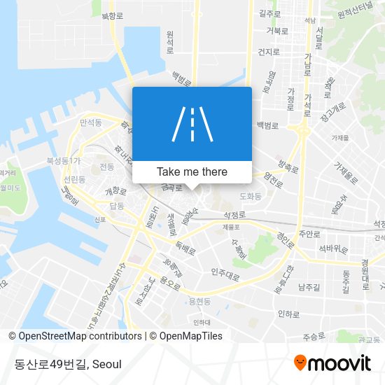 동산로49번길 map