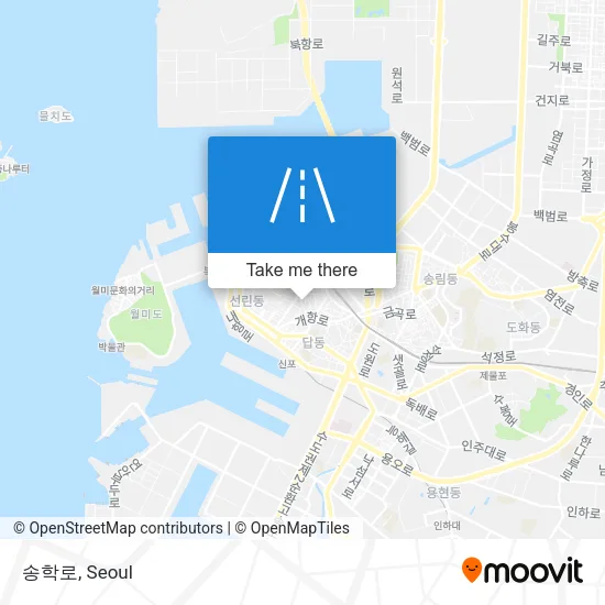 송학로 map