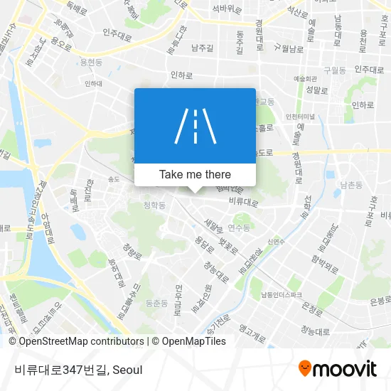 비류대로347번길 map