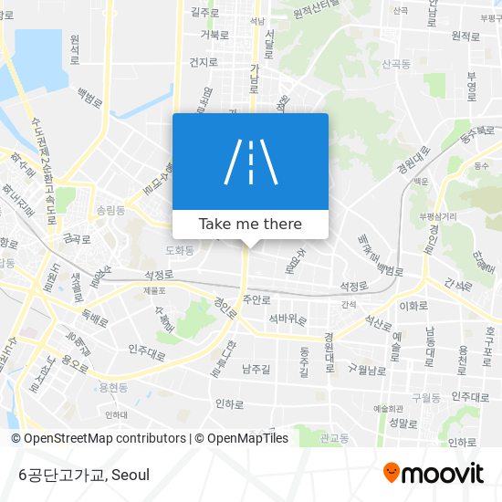 6공단고가교 map