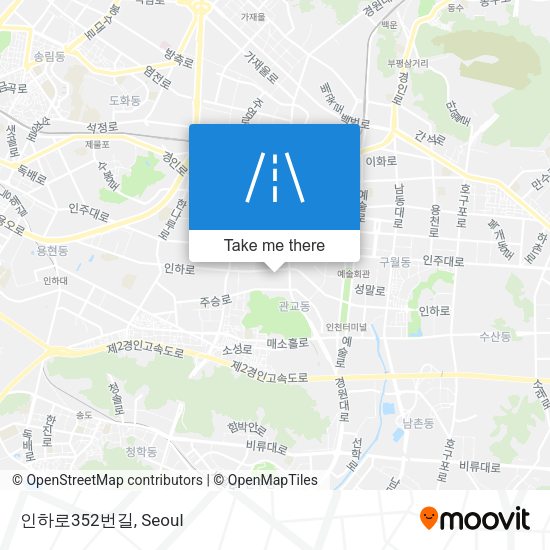 인하로352번길 map