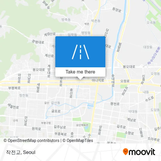 작전교 map