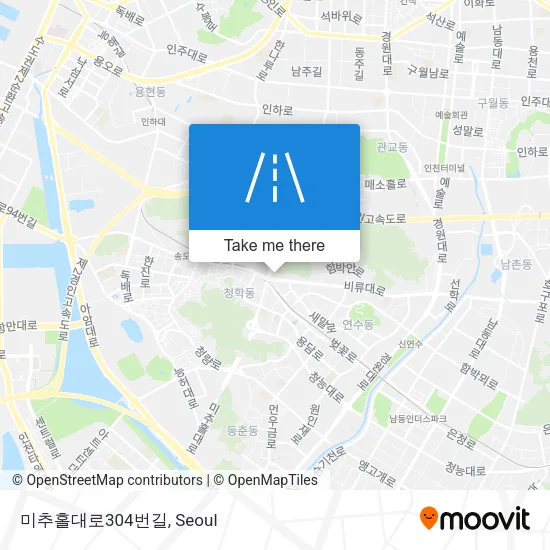 미추홀대로304번길 map