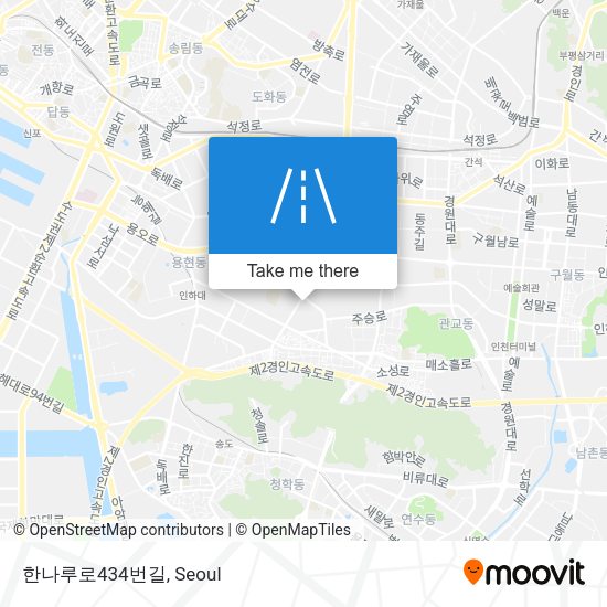 한나루로434번길 map