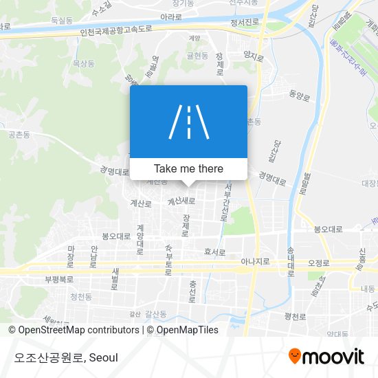 오조산공원로 map