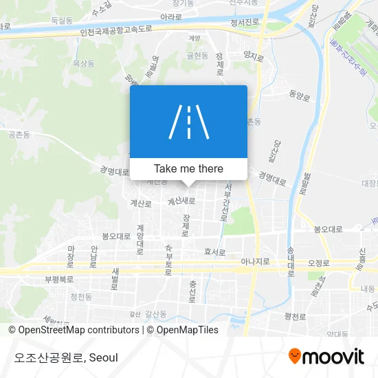 오조산공원로 map