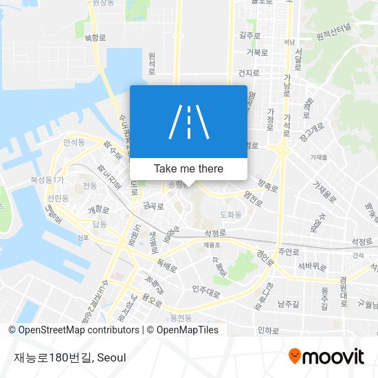 재능로180번길 map