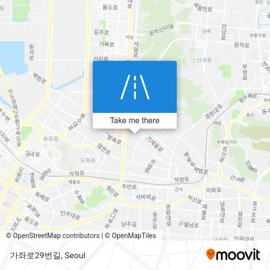 가좌로29번길 map
