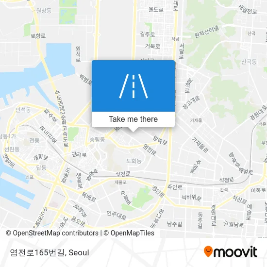 염전로165번길 map