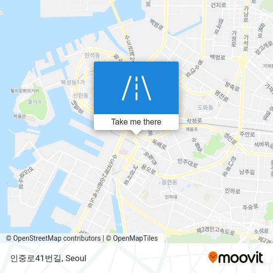 인중로41번길 map