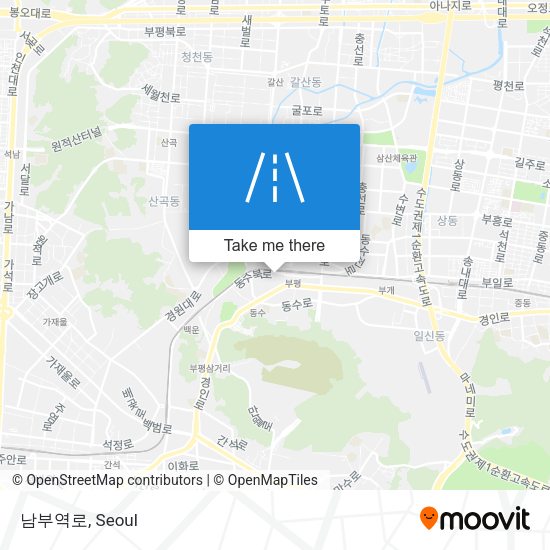 남부역로 map