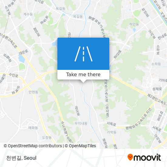 천변길 map