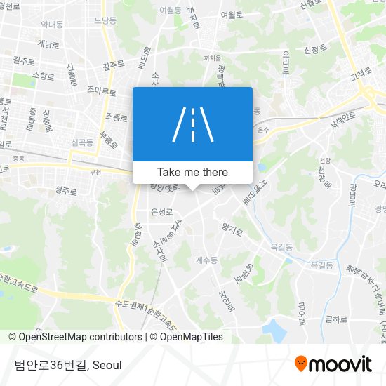 범안로36번길 map