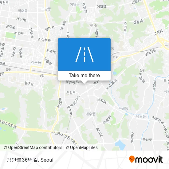 범안로36번길 map