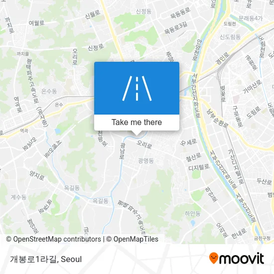 개봉로1라길 map