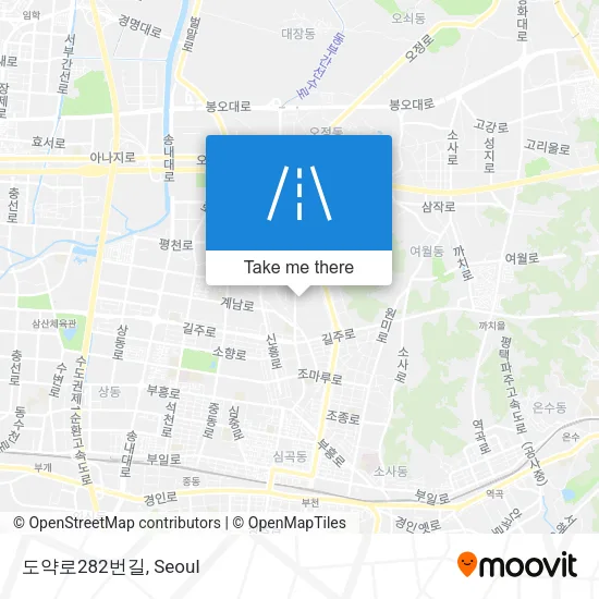도약로282번길 map