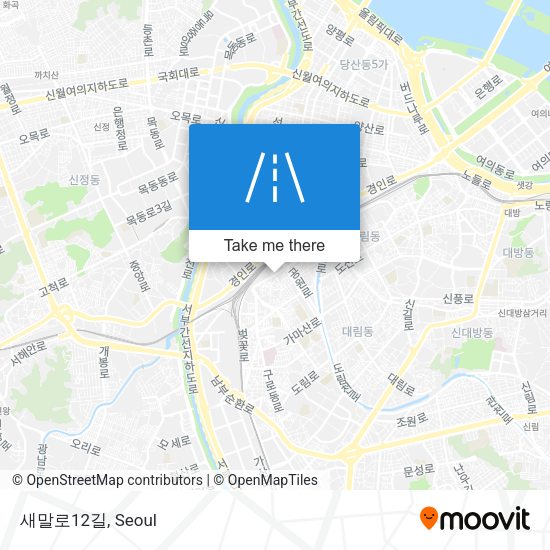 새말로12길 map