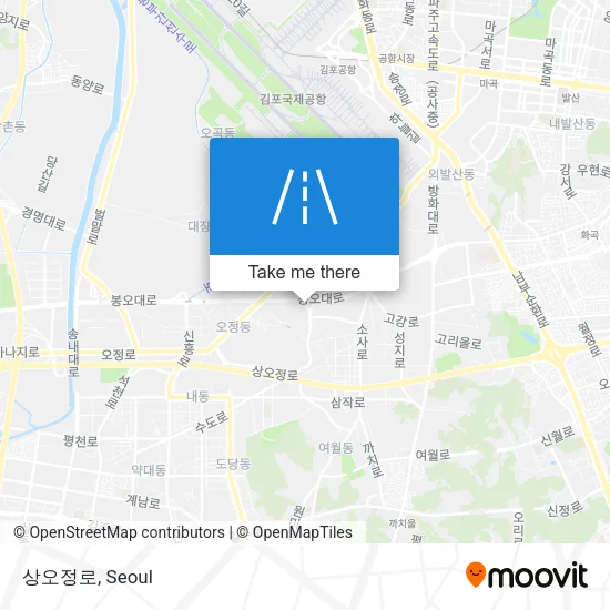 상오정로 map