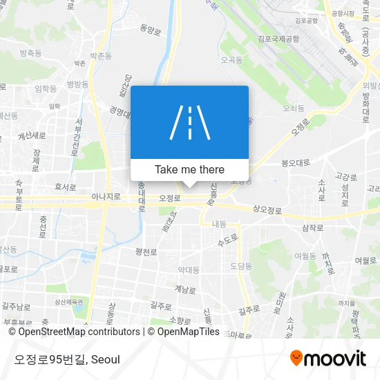 오정로95번길 map