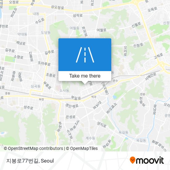 지봉로77번길 map