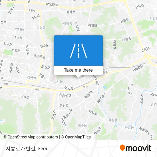 지봉로77번길 map