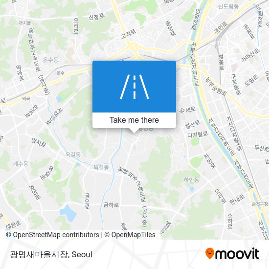 광명새마을시장 map