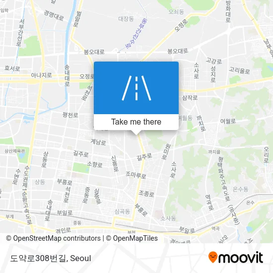 도약로308번길 map