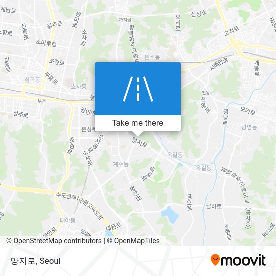 양지로 map