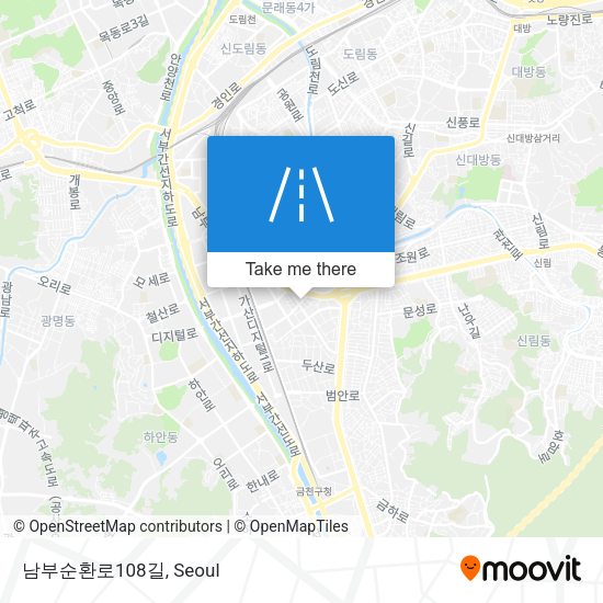 남부순환로108길 map