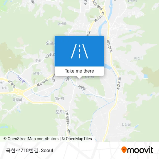 곡현로718번길 map