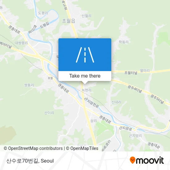 산수로70번길 map
