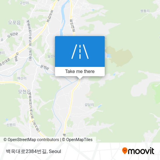 백옥대로2384번길 map