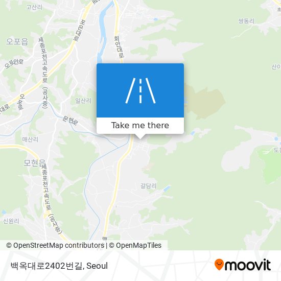 백옥대로2402번길 map