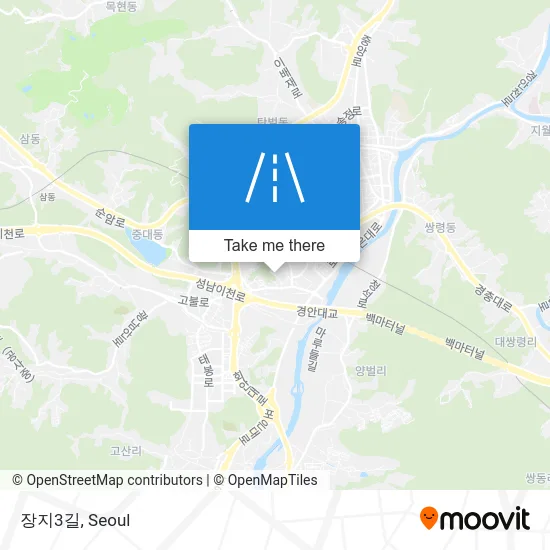 장지3길 map