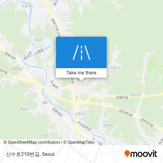 산수로210번길 map